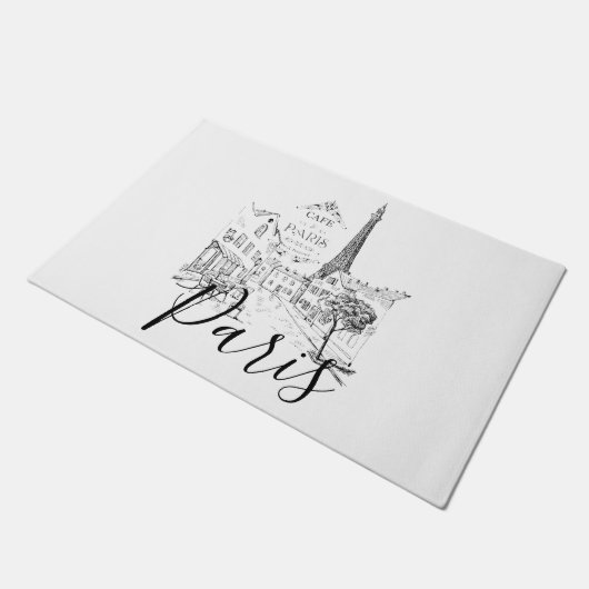 Cafe Paris Deurmat (Schuin)