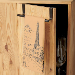 Cafe Paris Keukenhanddoek
