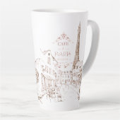 Cafe Paris Latte Mok (Rechterhoek)