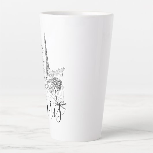 Cafe Paris Latte Mok (Voorkant)