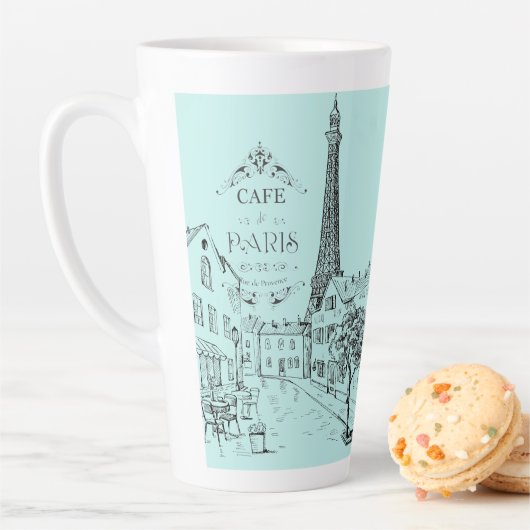 Café Paris Latte Mug (En situation)