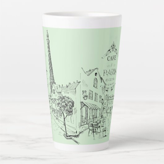 Café Paris Latte Mug (Devant)
