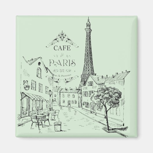 Café Paris Magnet (Devant)