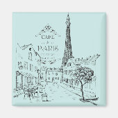 Café Paris Magnet (Devant)
