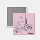 Café Paris Magnet (Recto/Verso)