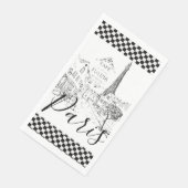 Cafe Paris papieren gastendoekjes Servet (Hoek)