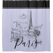 Cafe Paris Rideau de Douche (Devant)