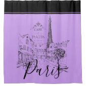 Café Paris Rideau de Douche (Devant)