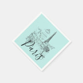 Cafe Paris Servetten (Hoek)