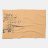 Café Paris Serviette de cuisine (Horizontal)