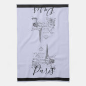 Café Paris Serviette de cuisine (Vertical)