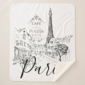 Cafe Paris Sherpa Deken (Voorkant)