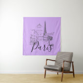 Cafe Paris Tapisserie (En situation)