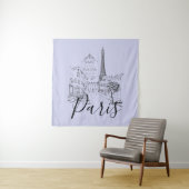 Cafe Paris   Tapisserie (En situation)