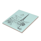 Cafe Paris Tegel Tegeltje (Zijkant)