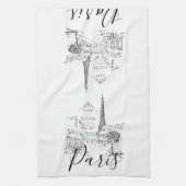 Cafe Paris Theedoek (Verticaal)