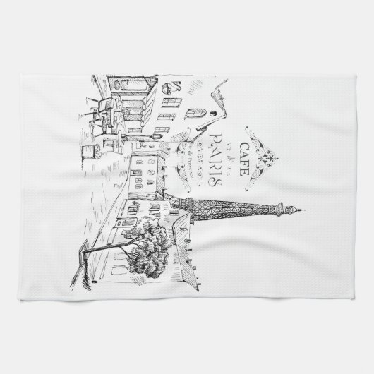 Cafe Paris Theedoek (Horizontaal)