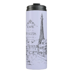 Cafe Paris Thermal Tumbler Thermosbeker