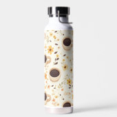Café personnalisé et bouteille d'eau florale (Gauche)