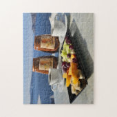 Café, petit-déjeuner et vue Puzzle (Vertical)