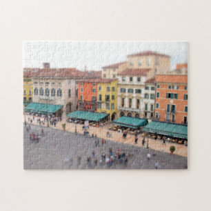 Cafe Piazza Bra - Verona, Italië - Puzzle Legpuzzel