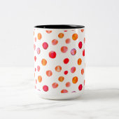 café pois coloré Mug (Centre)