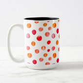 café pois coloré Mug (Gauche)
