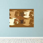 Café Pop Art sur toile (Insitu (Plancher de Bois))
