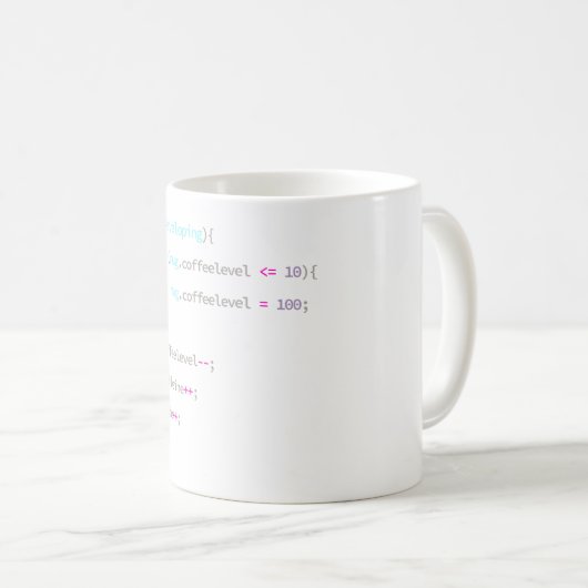 Café pour coder - la tasse du programmeur (Devant droit)