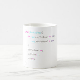 Café pour coder - la tasse du programmeur