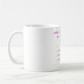 Café pour coder - la tasse du programmeur (Gauche)