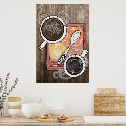café pour deux affiches (Cuisine)