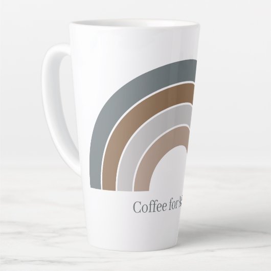 Café pour Mama Rainbow Mug (Angle gauche)