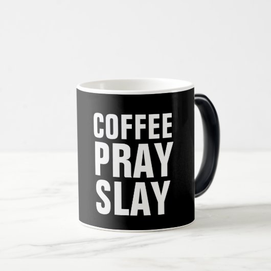CAFÉ PRAY SLAY tasses (Devant droit)