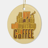 CAFÉ PREMIER ornement personnalisé (Gauche)