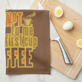 CAFÉ PREMIÈRE serviette de cuisine (Quart Plié)