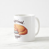 Café professionnel Napper Chat Mug Cute Lazy Cat C (Devant droit)