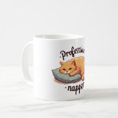 Café professionnel Napper Chat Mug Cute Lazy Cat C (Devant gauche)