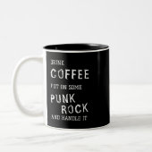 CAFÉ & PUNK ROCK MUG (Gauche)