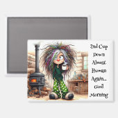 Café Quirinal Lady Magnet presque humain (Recto/Verso)