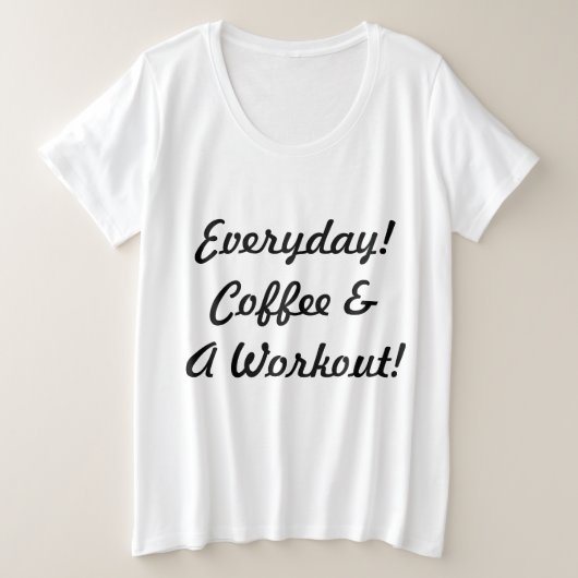 Café quotidien & entraînement (Design devant)