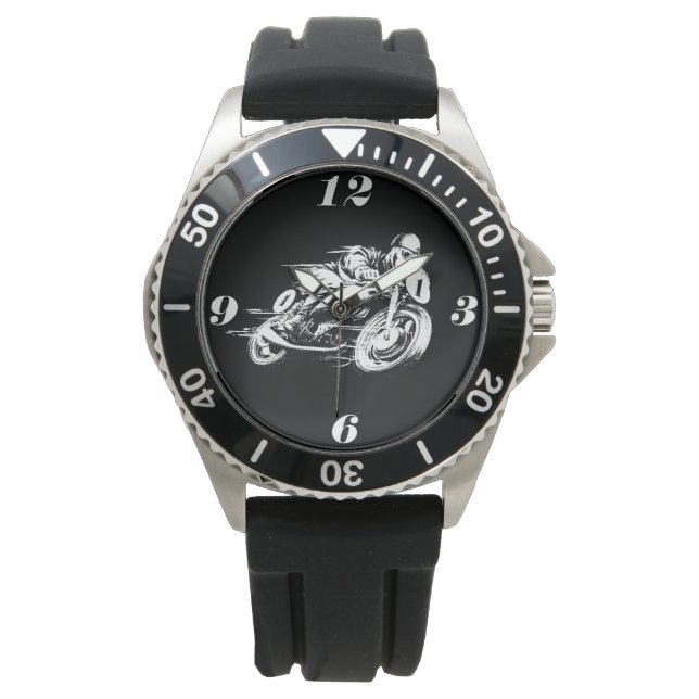 Café Racer-2 Horloge (Voorkant)