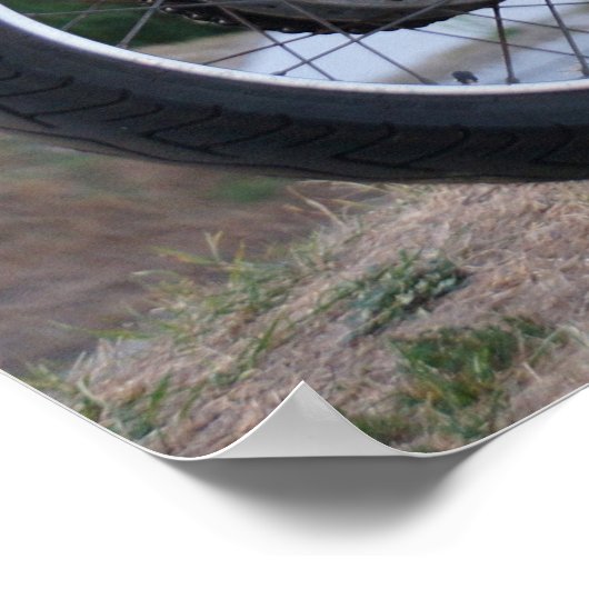 Cafe Racer Brat-motorfiets vanaf 70 en 2 Poster (Hoek)