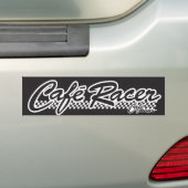 Cafe Racer Bumpersticker (Op auto)