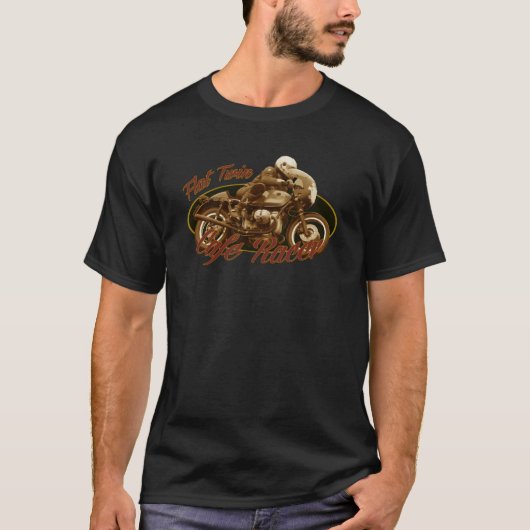 Cafe Racer Flat Twin T-shirt (Voorkant)