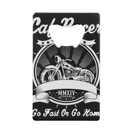 Cafe Racer Intensible Steel Bottle Opener (Devant)