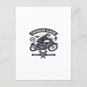 Cafe Racer Rider Classic Briefkaart