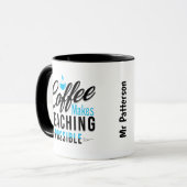 Café rend l'enseignement possible 2 Mug (Devant gauche)