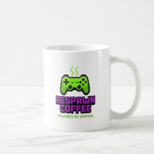 Café Respawn Alimenté Par Mug De Café De Jeux