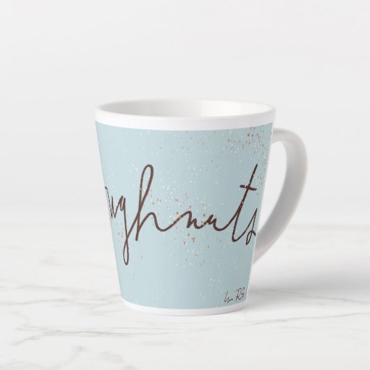 Café rétro et cannelle Doughnut Mug (Angle droit)